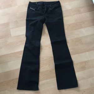 Diesel flare jeans great for a tall woman
